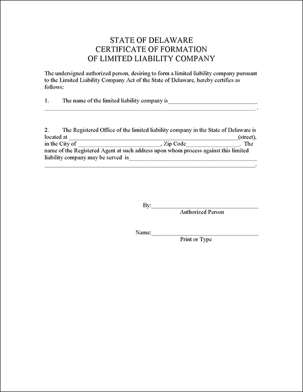 Acta Constitutiva Delaware