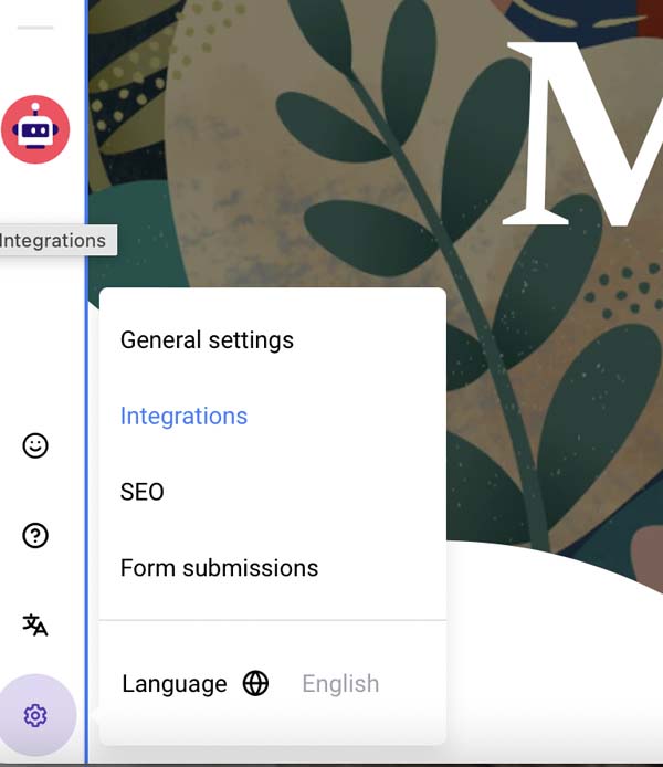 How to add Google Analytics to Zyro example.