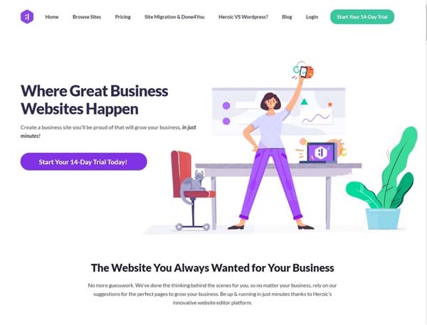 How to Use Heroic Website Builder.