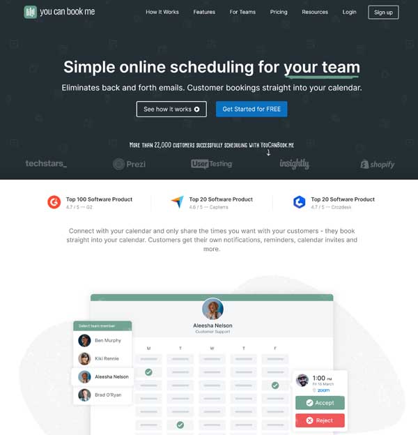 Examples of sites made with Hubspot.