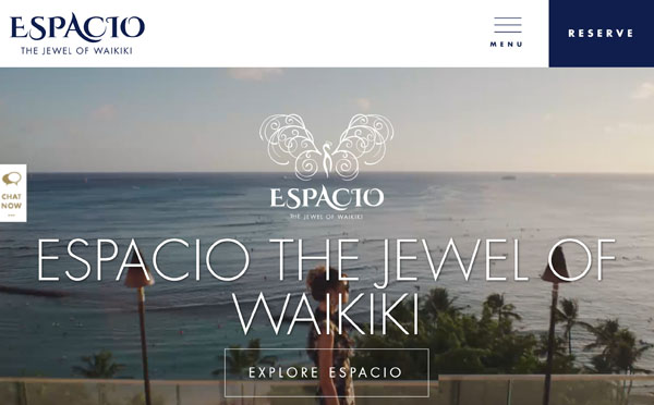 WordPress website example.