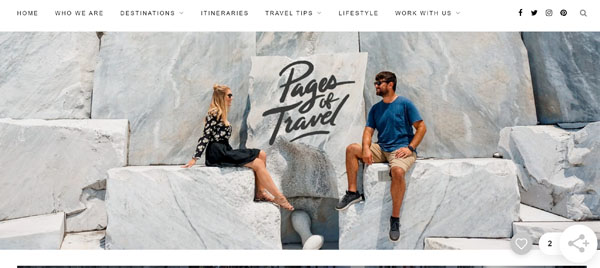 WordPress website example.