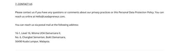 How to make a privacy policy page.