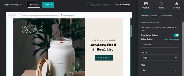 How to build a website for a local store.