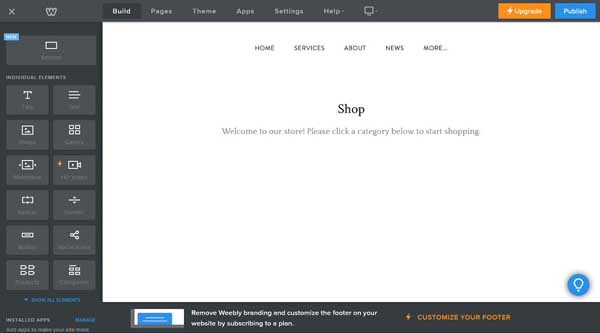 How to make a Weebly ecommerce site.