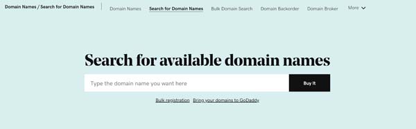 How to Buy a Domain on GoDaddy