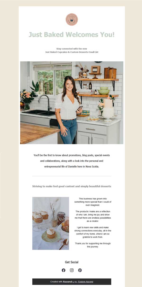 How to make a thank you page.