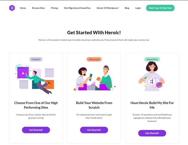 How to Use Heroic Website Builder.