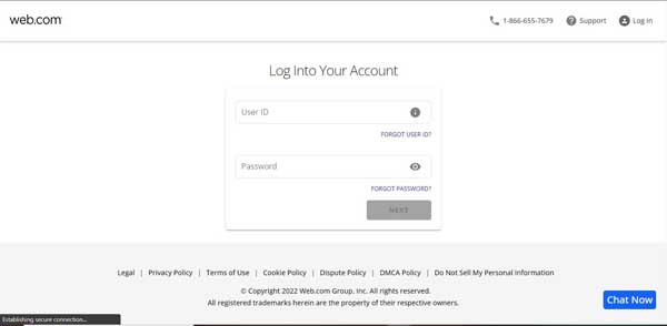 How to login to Web.com.