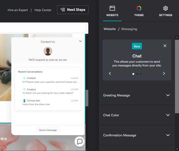 How to build a website for a local store.