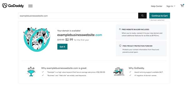 How to Buy a Domain on GoDaddy