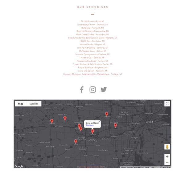 How to make a contact us page.