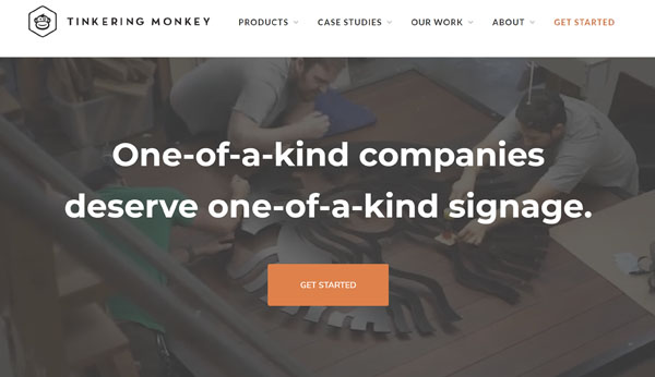 WordPress website example.