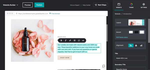 How to build a website for a local store.