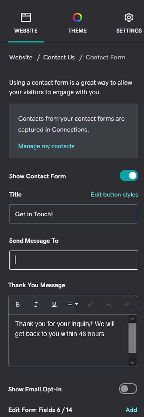 How to build a website for a local store.