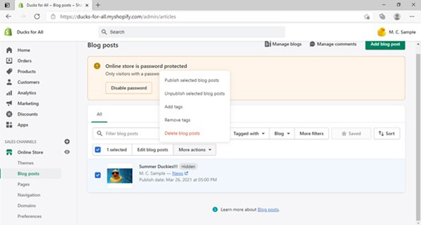 Sign in to Google Analytics.