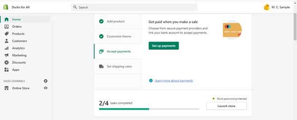 How to make a Shopify website.