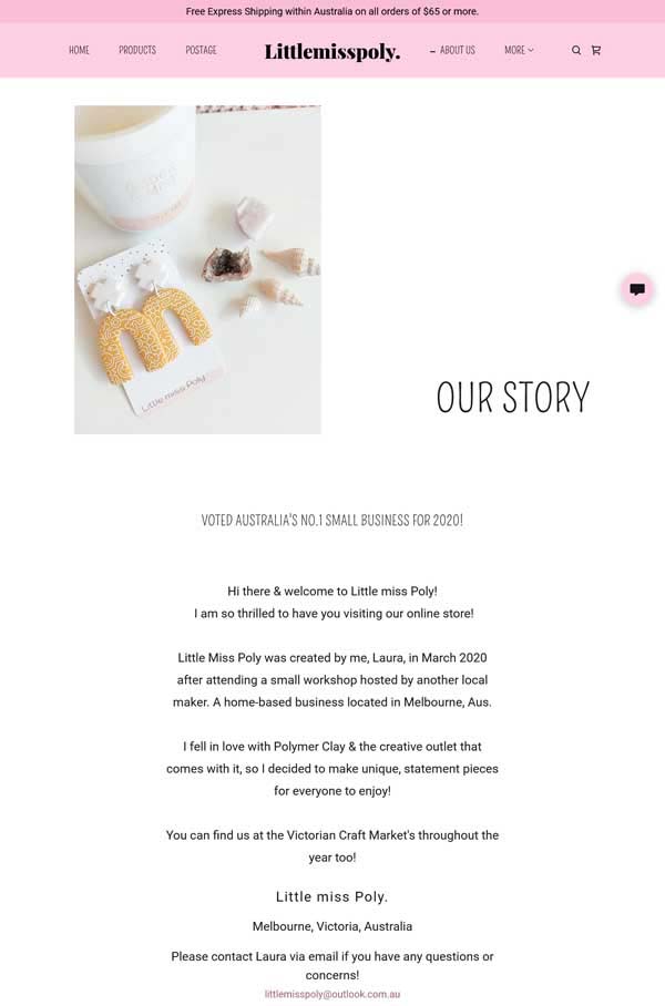 How to build a website for a local store.