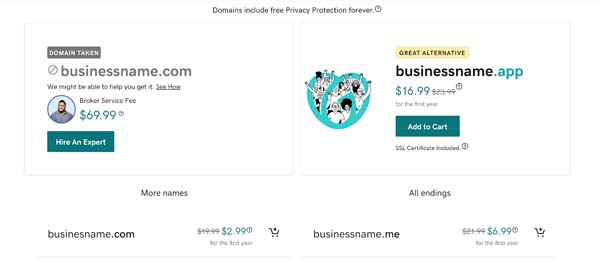 How to Buy a Domain on GoDaddy