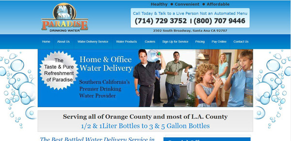 Examples of bad website design.