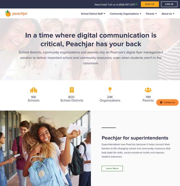 Examples of sites made with Hubspot.