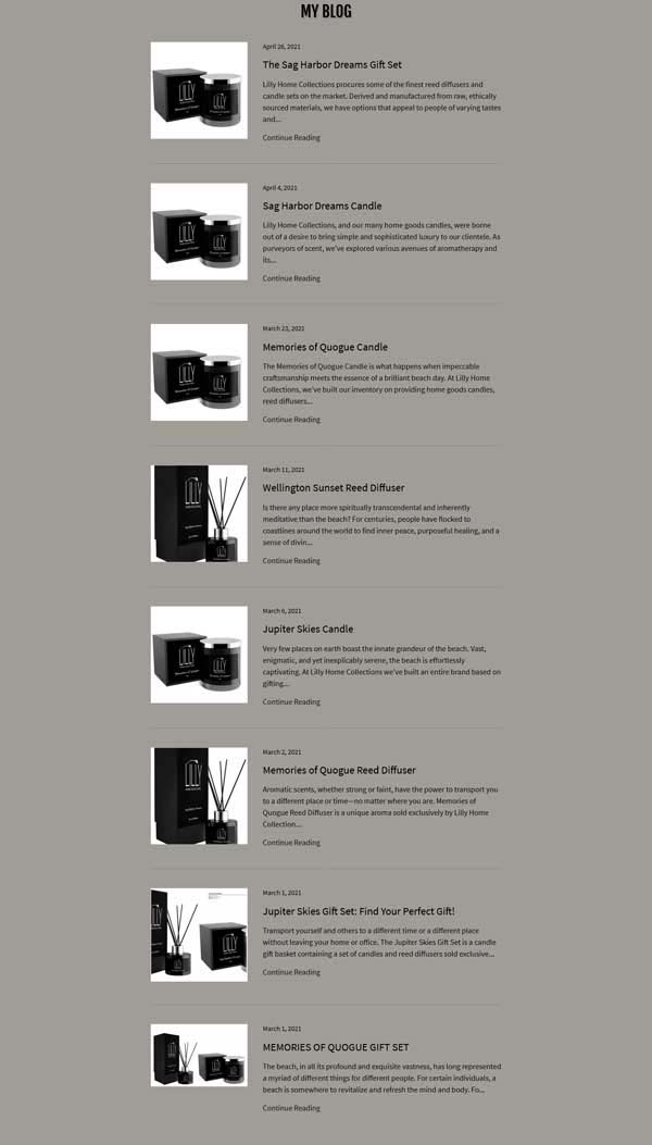 How to build a website for a local store.