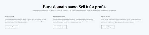 How to buy a domain.