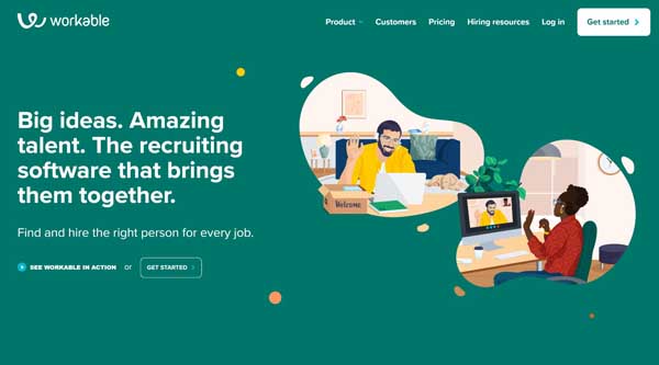 Examples of sites made with Hubspot.