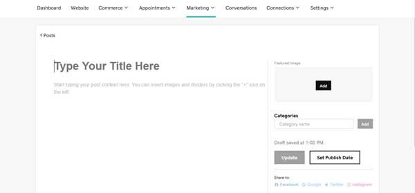 How to build a website for a local store.