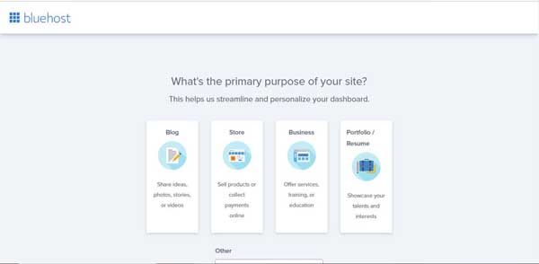 How to make a website with Bluehost.