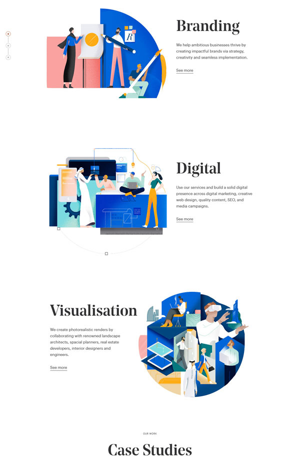 Services page example