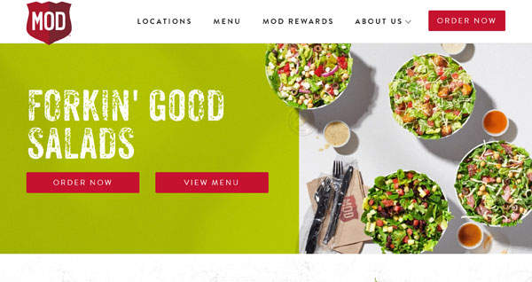 WordPress website example.