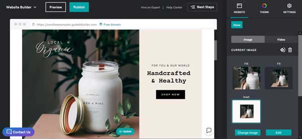How to build a website for a local store.