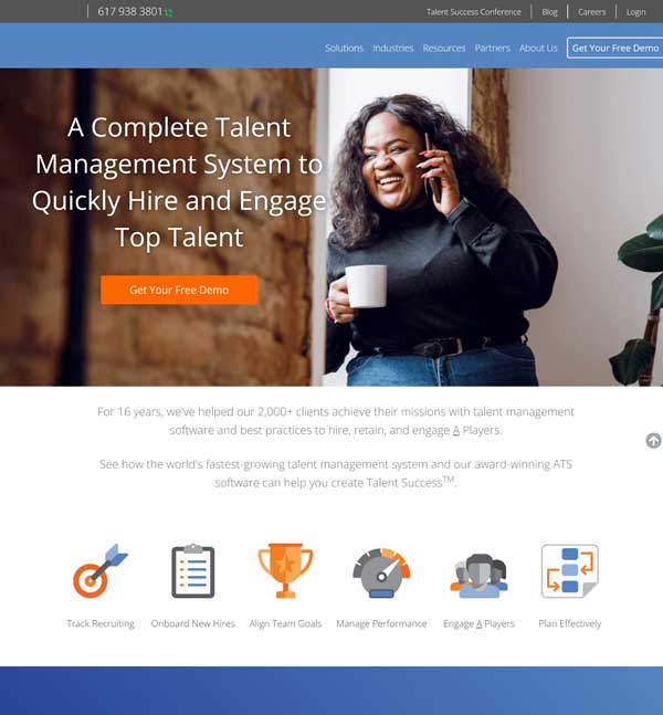 Examples of sites made with Hubspot.