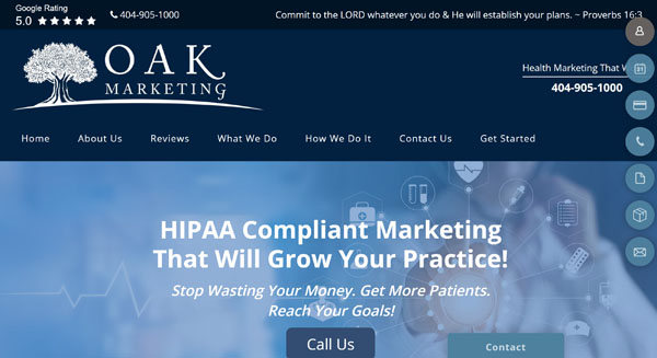 WordPress website example.