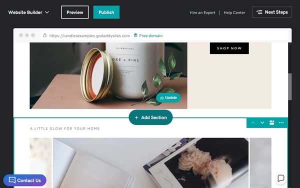 How to build a website for a local store.