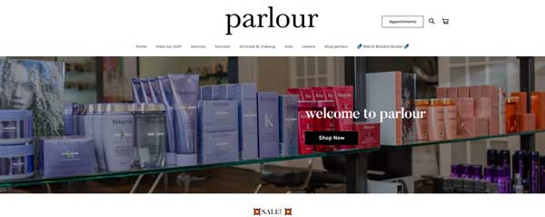 Examples of sites made with Square.