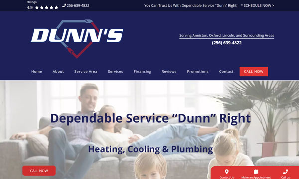 WordPress website example.