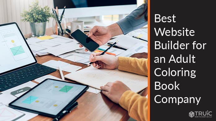 People designing a website together.