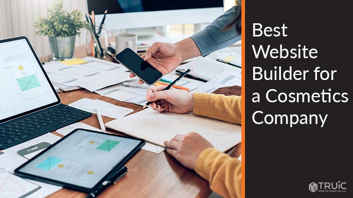 People designing a website together.