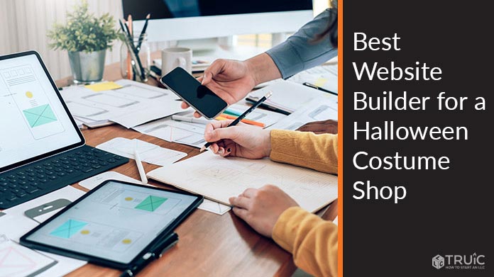 People designing a website together.