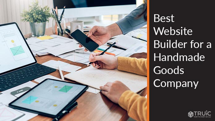 People designing a website together.