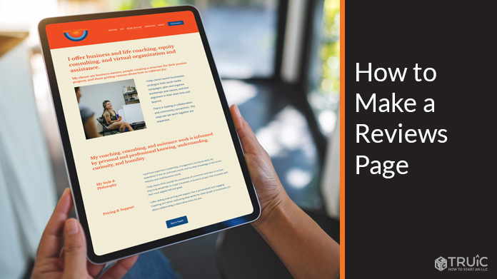 How to Make a Reviews Page.