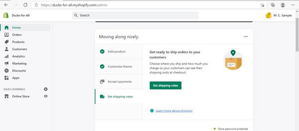 Shopify shipping options