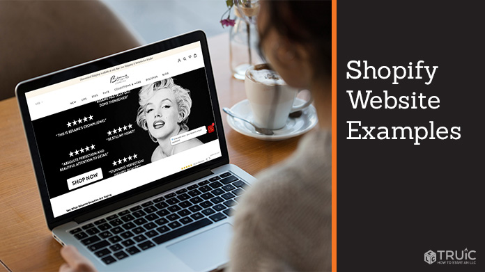 Shopify website example.
