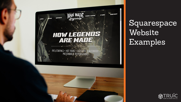Squarespace website examples.