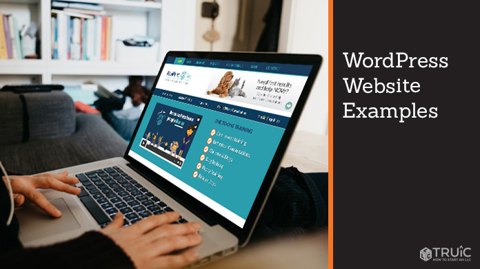 WordPress website example.