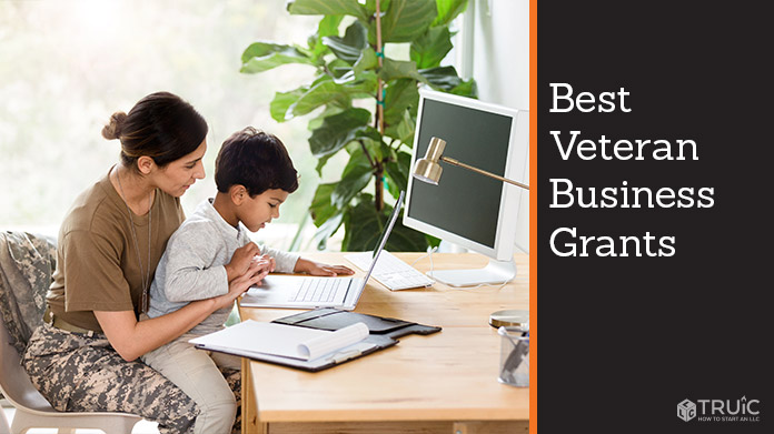 Female soldier with her child.
