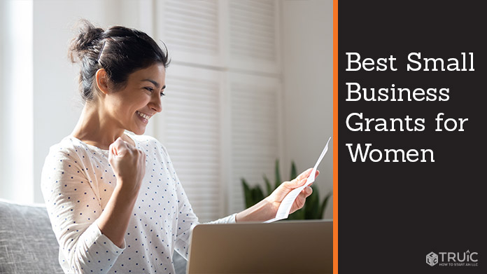 Woman celebrating success.