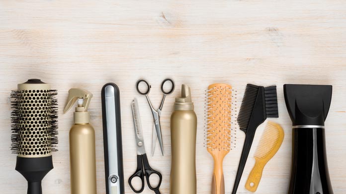 A line of beauty products